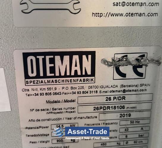 Подержанная машина для продольной резки рулонов OTEMANN 26P | Asset-Trade