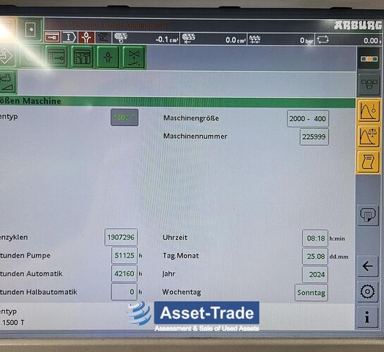 Kupię niedrogą wtryskarkę Arburg Allrounder 1500 T 2000-400 | Asset-Trade