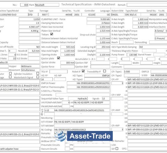 Niedrogi ENGEL Kupić wtryskarkę ES 11050/900 Duo tanio | Asset-Trade