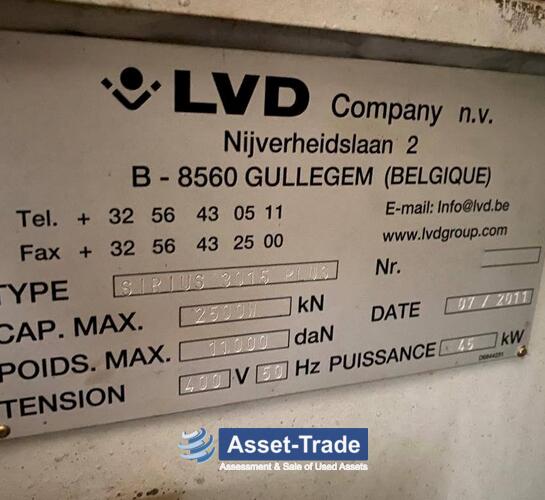 सस्ता LVD सिरियस प्लस 3015 2.5kw लेजर कटिंग मशीन खरीदें | Asset-Trade