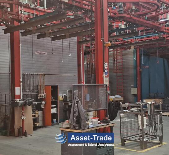 Second hand EISENMANN Powder- & Painting line with modernised Controls for sale from Germany