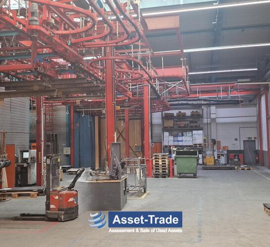 Second hand EISENMANN Powder- & Painting line with modernised Controls for sale from Germany