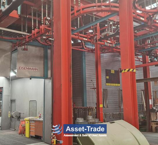 Second hand EISENMANN Powder- & Painting line with modernised Controls for sale from Germany