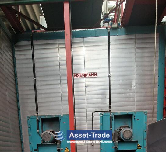 Second hand EISENMANN Powder- & Painting line with modernised Controls for sale from Germany