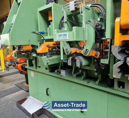 Second Hand Car Wheel Rim Production Line – Complete, Automated System by Fontijne, Kuka & Georg for sale