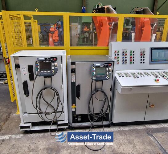 Second Hand Car Wheel Rim Production Line – Complete, Automated System by Fontijne, Kuka & Georg for sale