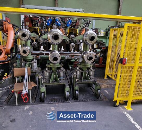 Second Hand Car Wheel Rim Production Line – Complete, Automated System by Fontijne, Kuka & Georg for sale