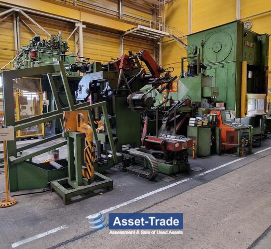 Preiswerte Radscheiben-Produktionslinie 2 mit Erfurt 400t Presse & Schleicher Coilanlage kaufen | Asset-Trade