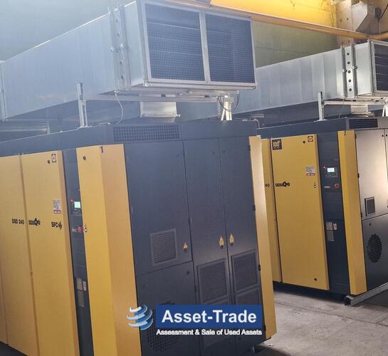 Second Hand Complete Kaeser Compressor Station (YOM 2019) with DSD240/205 & Sigma Air Manager 2 for Sale cheap | Asset-Trade