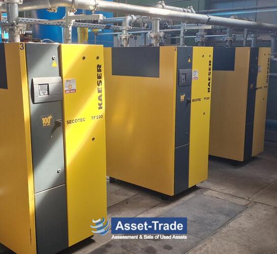 Second Hand Complete Kaeser Compressor Station (YOM 2019) with DSD240/205 & Sigma Air Manager 2 for Sale cheap | Asset-Trade