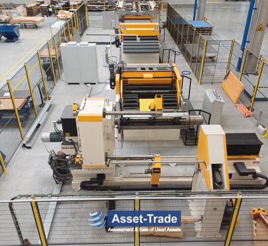 Used Querteilanlage (0,5-2 mm x 1600 mm) - Front view and machine overview