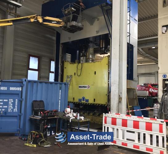 Second Hand ONA EBd-80-4-AK 800 tons hydraulic deep-drawing press for sale