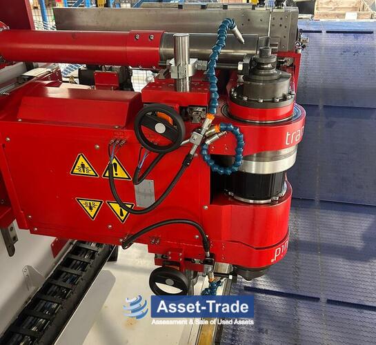 transfluid DB 642-CNC-R/L - Working envelope, spindle and machine table