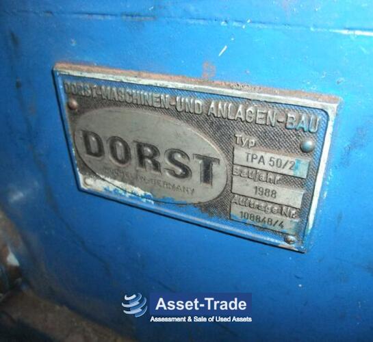 प्रयुक्त DORST - टीपीए 50/2 कॉम्पैक्टिंग पाउडर प्रेस | Asset-Trade