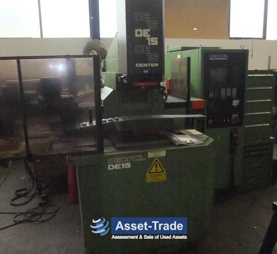 DMG DECKEL DE 15 C - Working envelope, spindle and machine table