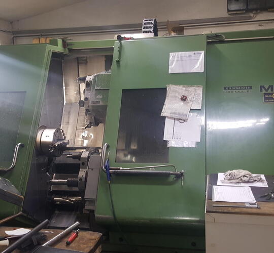 Second Hand MAX MUELLER-MD 7 iT / 4A CNC heavy duty lathe | Asset-Trade