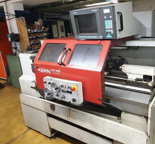 Second hand DMT KERN CD 320 cycle lathe for sale cheap | Asset-Trade