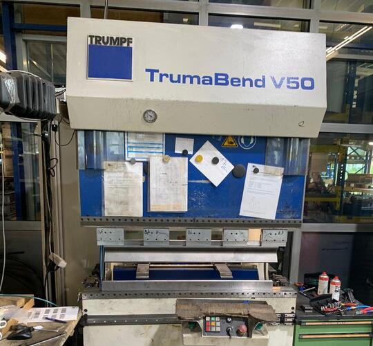 Second Hand TRUMPF TrumaBend V50 - CNC press brake for sale cheap | Asset-Trade