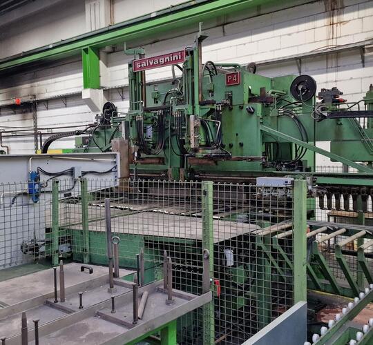 Second Hand SALVAGNINI S4 + P4-2420 Panel Bender with Punching line for sale