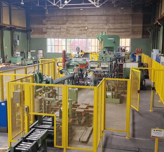 Second Hand Car Wheel Rim Production Line – Complete, Automated System by Fontijne, Kuka & Georg for sale