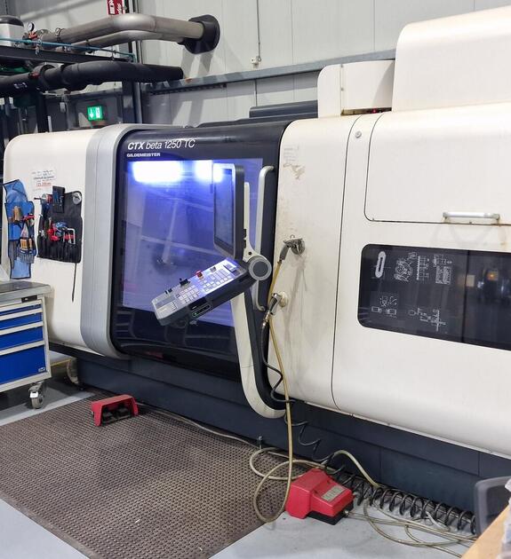 Second hand DMG CTX Beta 1250 TC CNC turning and milling centre